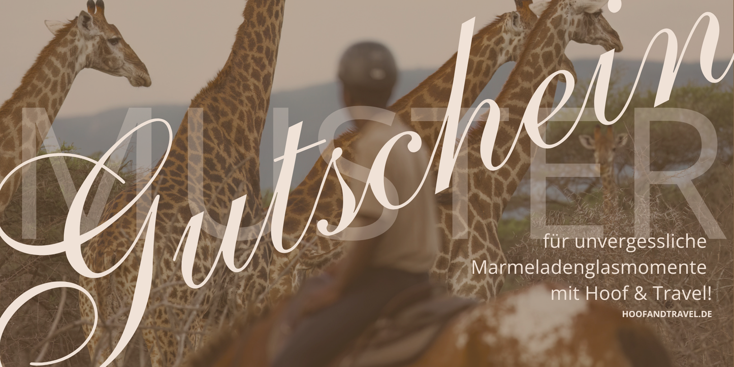 Gutschein für die Hoof & Travel Welt