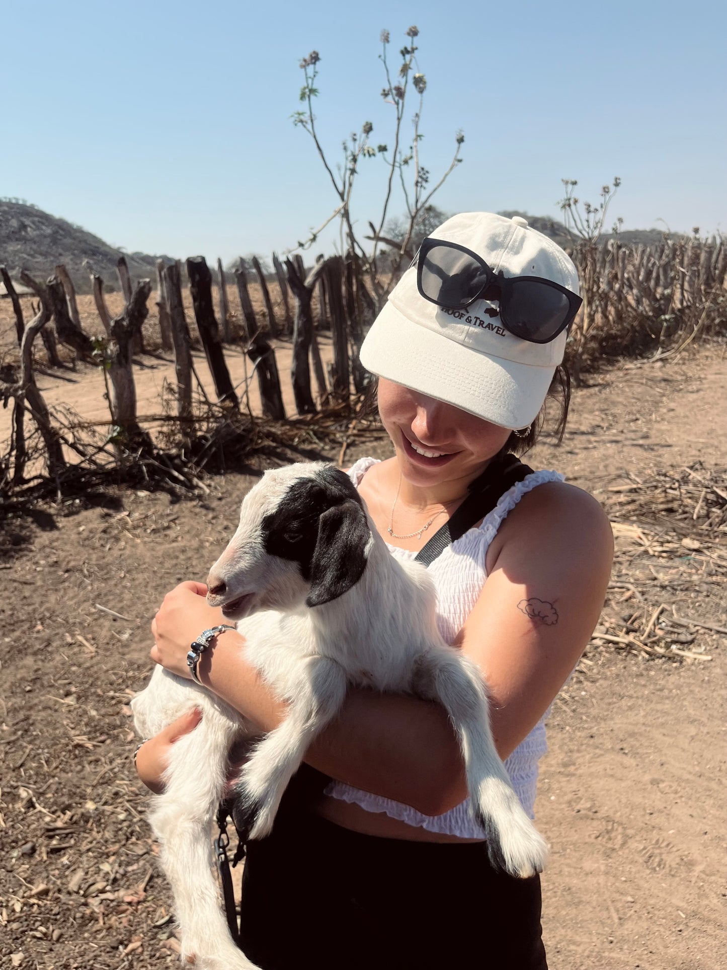 Beige Cap | Hoof & Travel