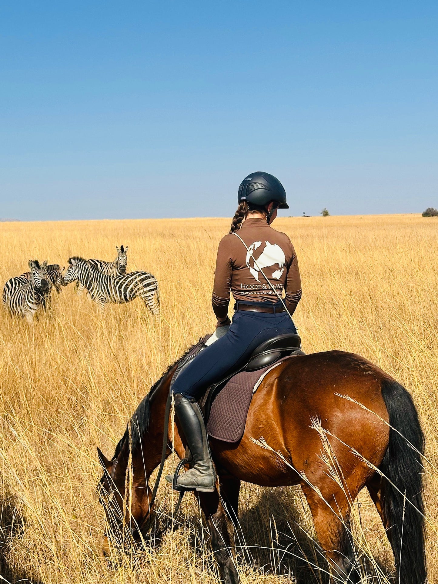 Glücksfunktionsshirt für Marmeladenglasmomente in Safari Brown | Hoof & Travel