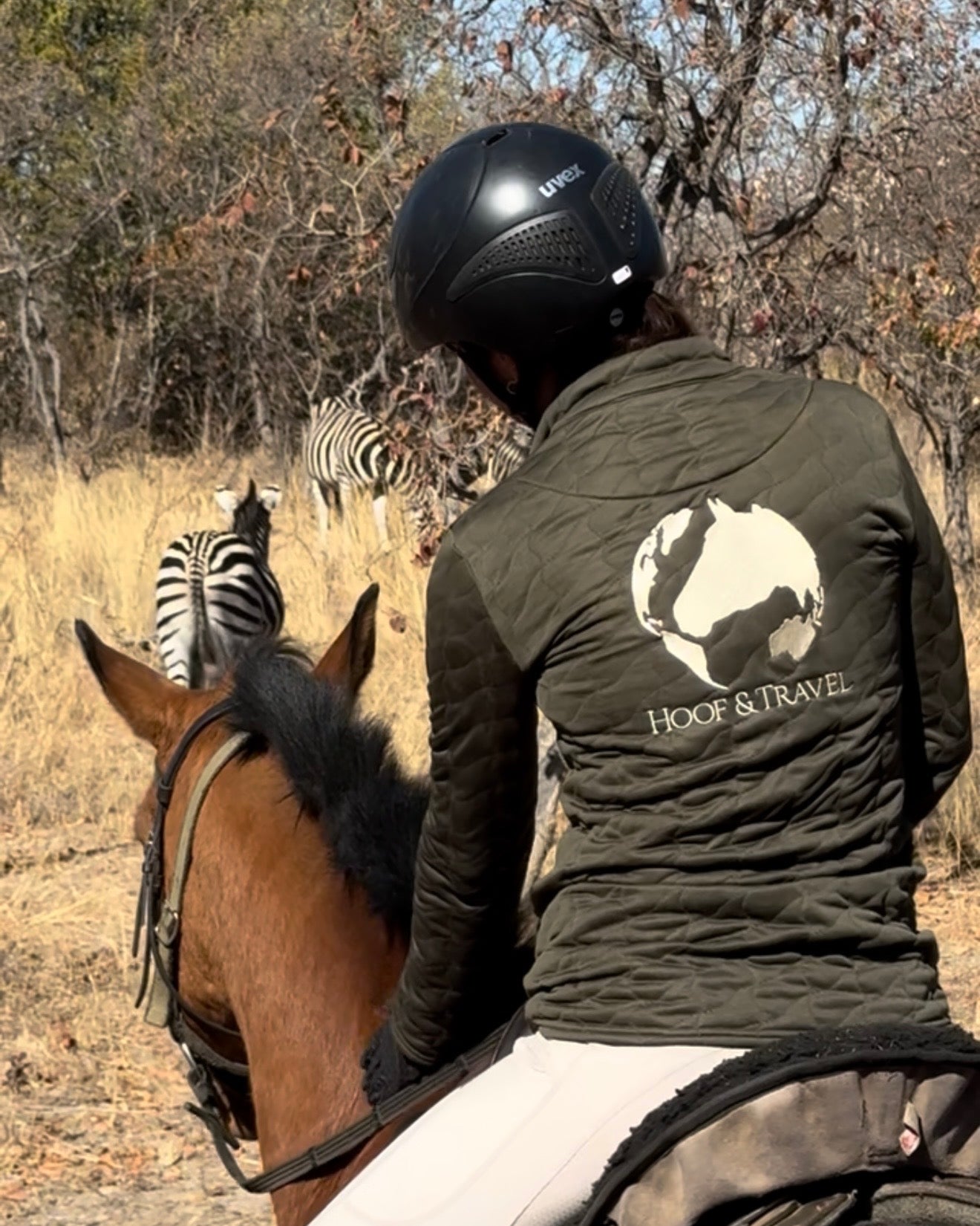 leichte Reitjacke in Forest Green | Hoof & Travel