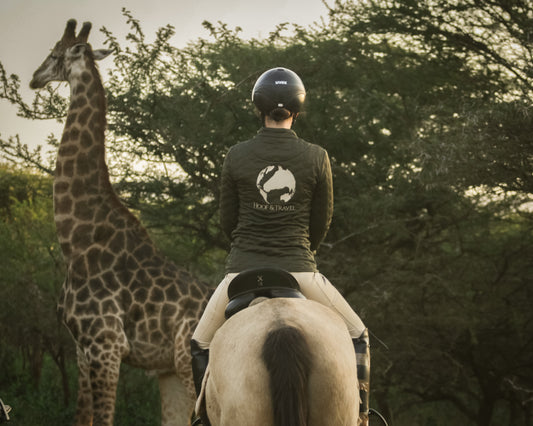 leichte Reitjacke in Forest Green | Hoof & Travel