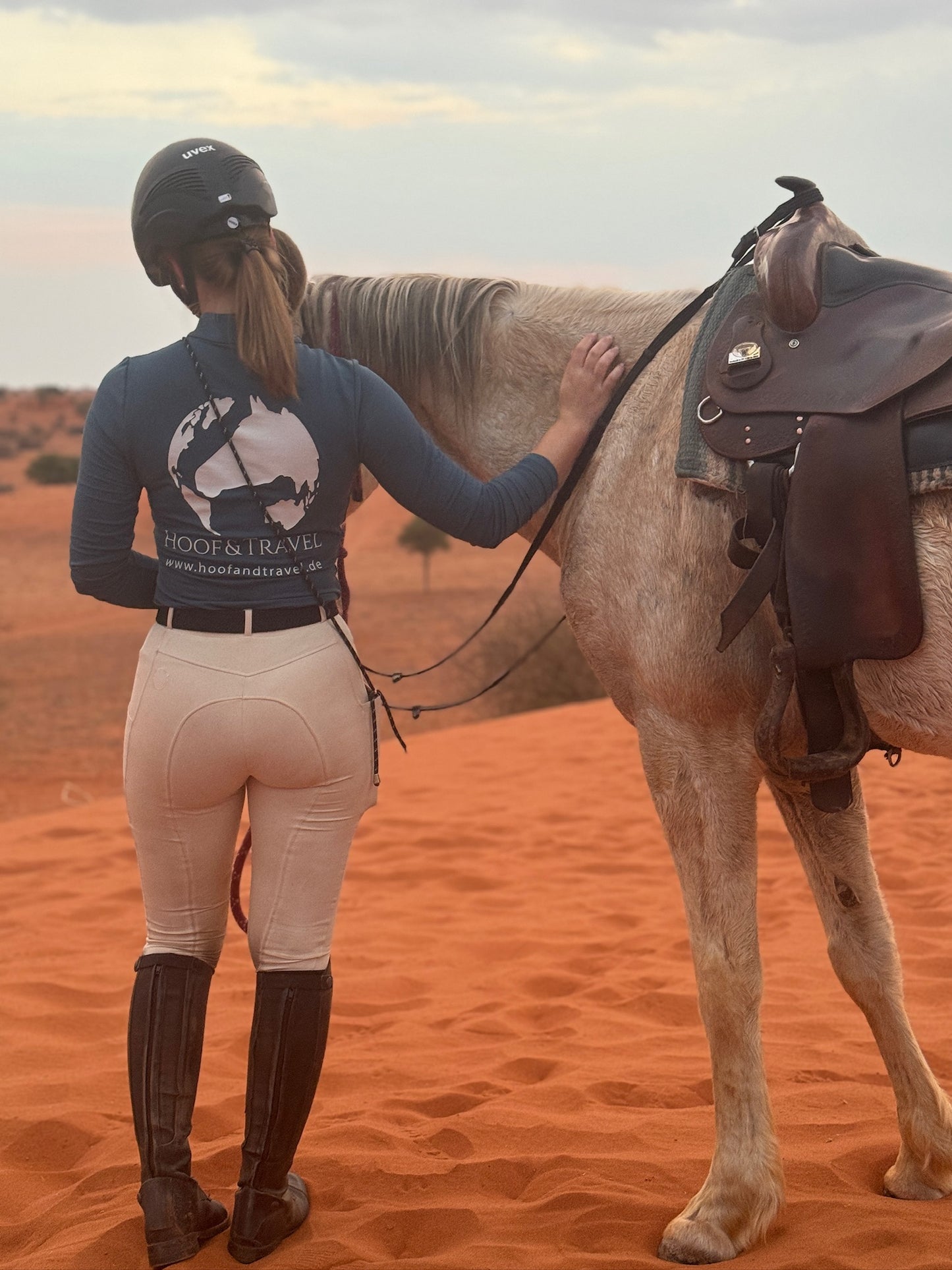 Glücksfunktionsshirt für Marmeladenglasmomente in Petrol B-Ware | Hoof & Travel