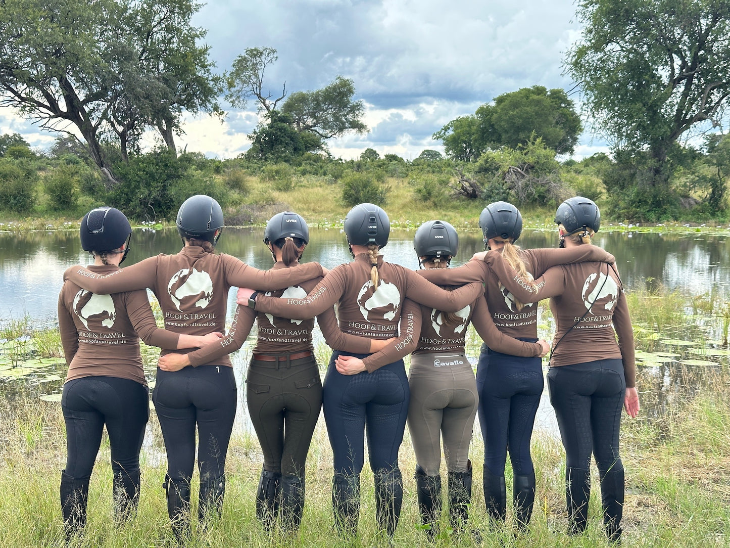 Glücksfunktionsshirt für Marmeladenglasmomente in Safari Brown | Hoof & Travel